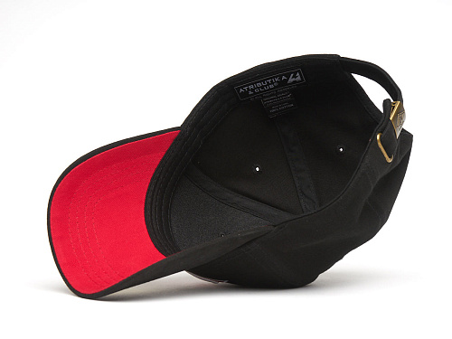 Бейсболка Спартак 120327 черно-красная