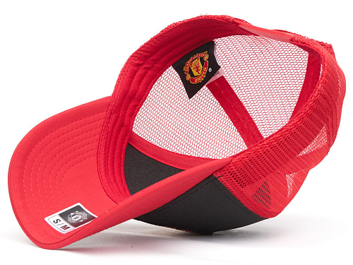 Бейсболка Манчестер Юнайтед подростковая летняя черно-красная 107696