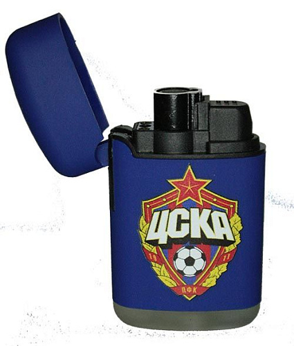 Зажигалка ЦСКА Zenga, цвет синий