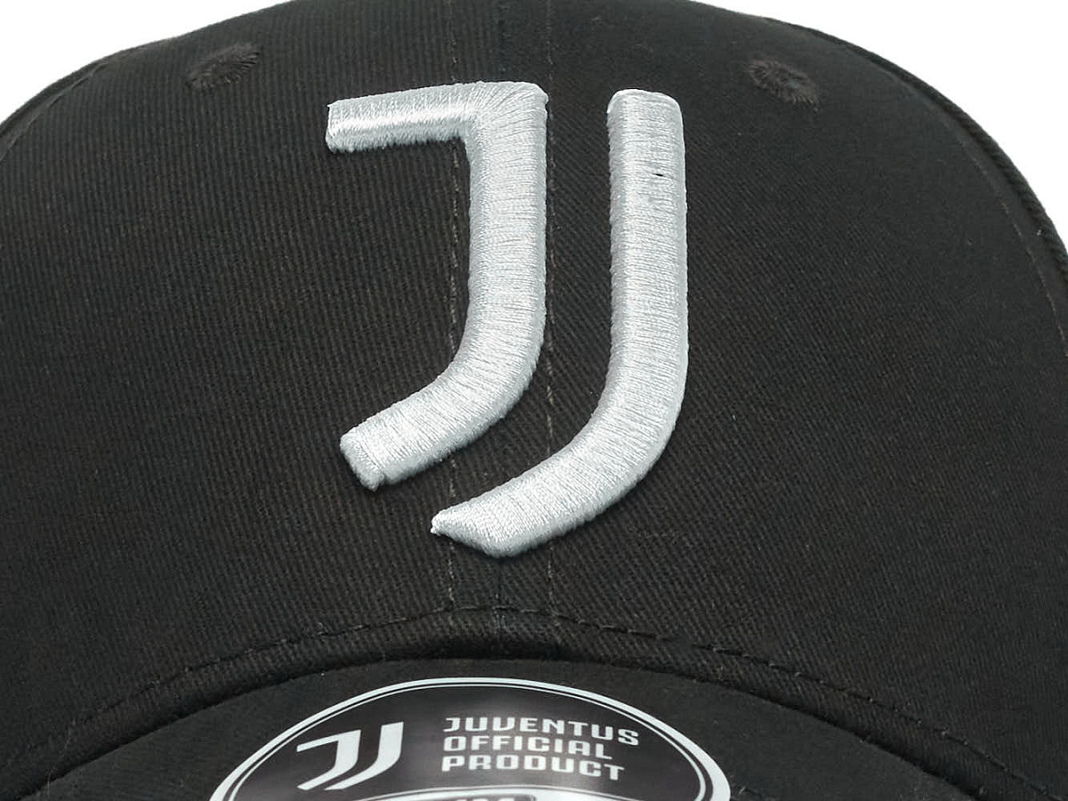 Бейсболка Ювентус подростковая 37340 черная