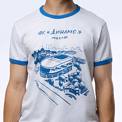 Футболка Стадион Динамо, цвет белый										
