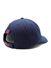 Бейсболка Барселона CHESS, сине-гранатовая