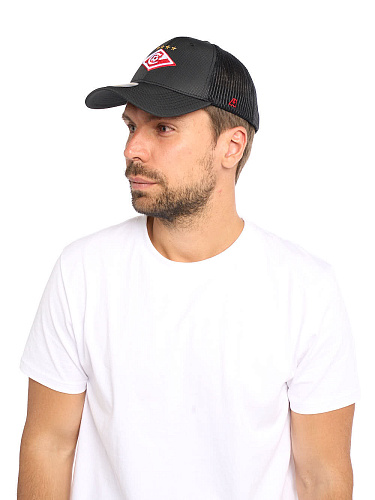 Бейсболка Спартак 120381 летняя черная