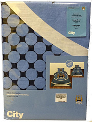 Постельное белье двухстороннее 1,5 спальное Манчестер Сити Duvet Set BE