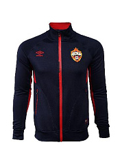 Куртка ЦСКА трикотажная на молнии т./синяя UMBRO 541718