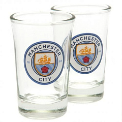 Набор из 2 рюмок Манчестер Сити Shot Glass Set