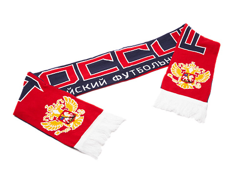 Шарф Россия 59424 красно-синий