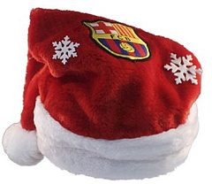 Новогодняя шапка Барселона Santa Claus Hat