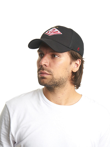 Бейсболка Спартак черная №7  L/XL120308