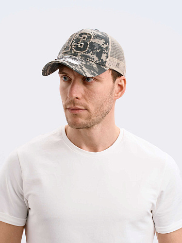 Бейсболка с номером 13, хаки летняя, 207525