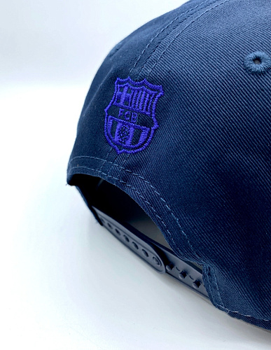 Бейсболка снэпбэк Барселона Blue Melange