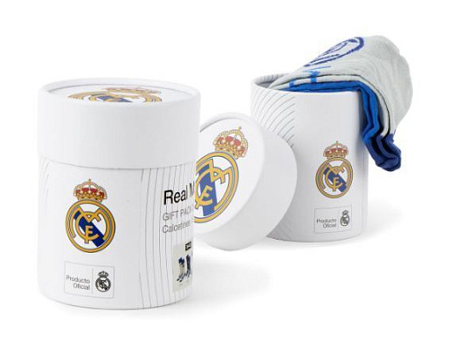 Набор носков Реал Мадрид размер 38-45 в подарочной коробке