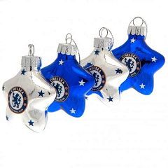 Елочные игрушки Челси 4pk Star Baubles