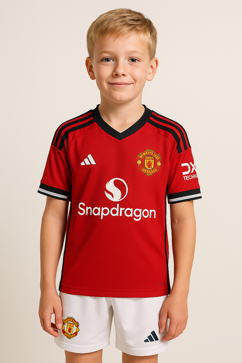 Детская форма Манчестер Юнайтед 2025/2026 домашняя
