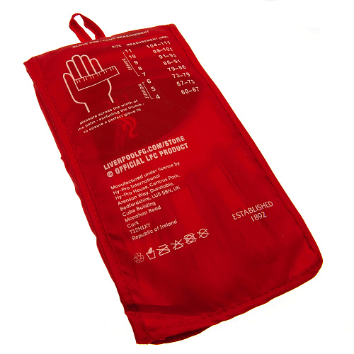 Вратарские перчатки Ливерпуль детские Goalkeeper Gloves Kids DT, 7-9 лет