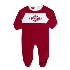 Ползунки с длинным рукавом Спартак 251280 красно-белые