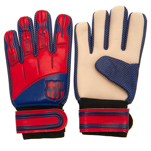 Вратарские перчатки Барселона подростковые Goalkeeper Gloves Yths DT, 10-12 лет