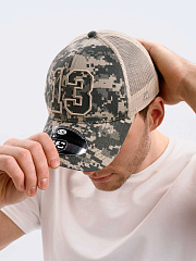 Бейсболка с номером 13, хаки летняя, 207525