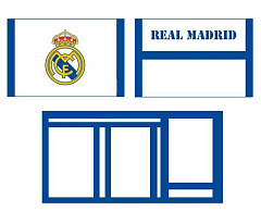 Портмоне Реал Мадрид Nylon Wallet WB