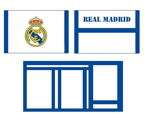 Портмоне Реал Мадрид Nylon Wallet WB