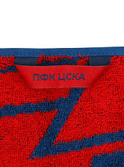 Полотенце ПФК ЦСКА 70 х 140 красно-синее