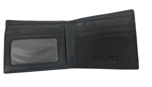 Портмоне Реал Мадрид RME2208NEGRO черный, кожа, горизонтальный, монетница