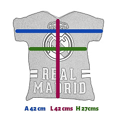 Подушка-футболка Реал Мадрид RM182068