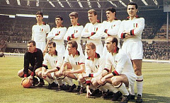 Ретро футболка Милан Milan AC 1963 European Cup Final