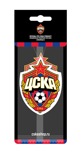 Автомобильный ароматизатор (ваниль)  "Эмблема ПФК ЦСКА"