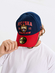 Бейсболка ЦСКА сине-красная 21201