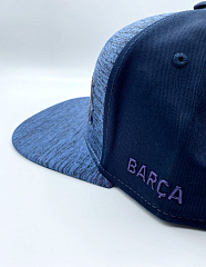 Бейсболка снэпбэк Барселона Blue Melange