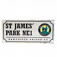 Табличка Ньюкасл Retro Street Sign