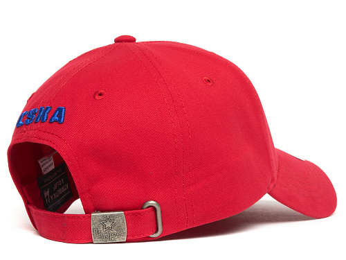 Бейсболка ХК ЦСКА 13084 красная