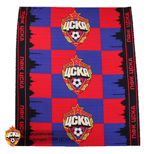 Плед флисовый ЦСКА