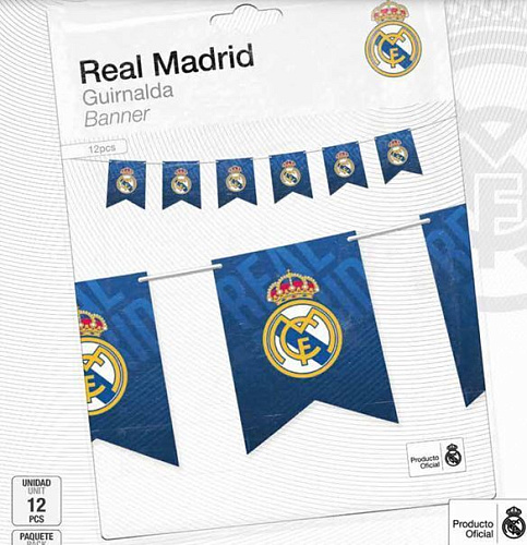 Гирлянда Реал Мадрид AZUL MARINO