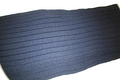 Шарф "Д"1014/9008 вязка-резинка т/син."Д"