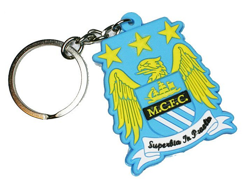 Брелок резиновый Манчестер Сити