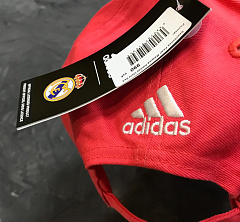 Бейсболка Реал Мадрид Adidas Vivid Red