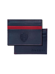 Картхолдер ЦСКА, красный/синий (кожа)