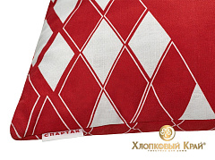 Подушка Спартак красный ромб