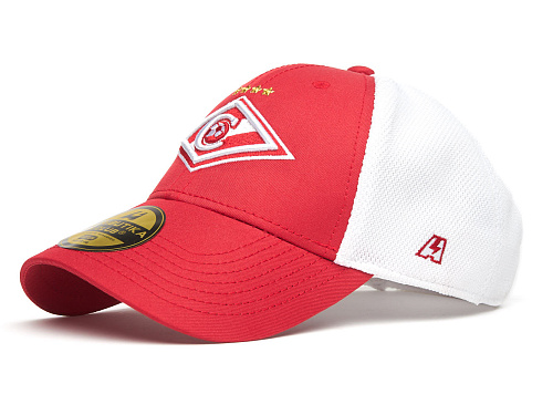 Бейсболка Спартак красно-белая 120291 летняя