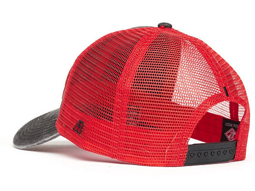 Бейсболка Спартак 120309 черно-красная летняя винтажная