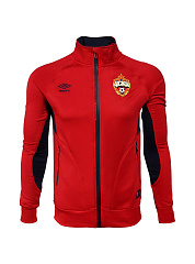 Куртка ЦСКА детская трикотажная на молнии красная UMBRO 541718