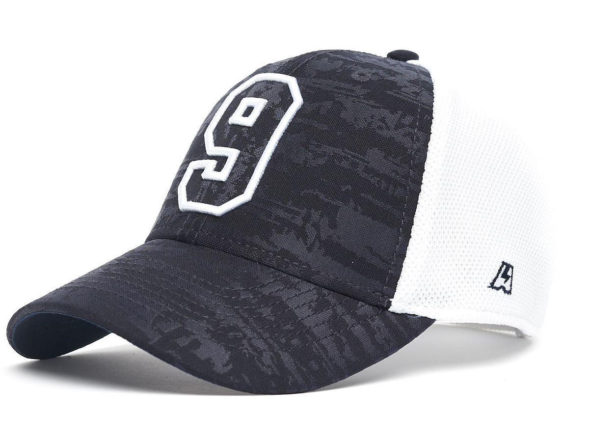 Бейсболка с номером 9, летняя с сеткой, 207167
