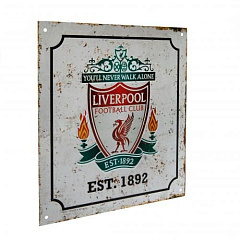Табличка Ливерпуль Retro Logo Sign
