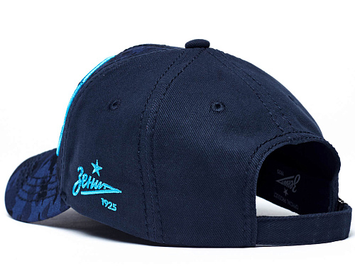 Бейсболка Зенит сине-голубая 10559