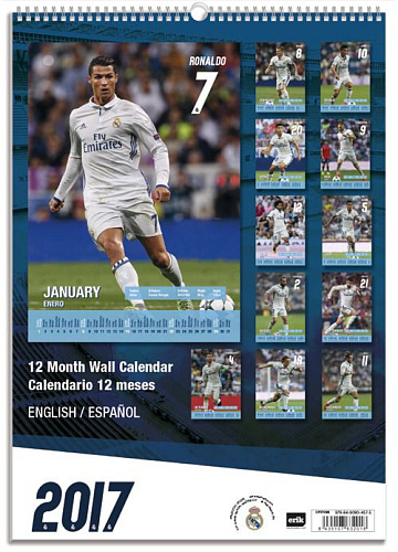 Календарь Реал Мадрид 2017 A3