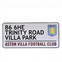 Табличка Астон Вилла Street Sign TR