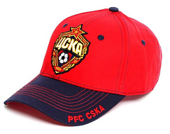 Бейсболка ПФК ЦСКА, цвет красно-синий