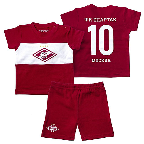 Костюм (футболка+шорты) №10 Спартак 251250
